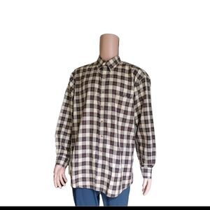 Jos A Bank  Tommy hilfiger  & Collar Mens Checkered  Shirts bundle 3pcs sz L